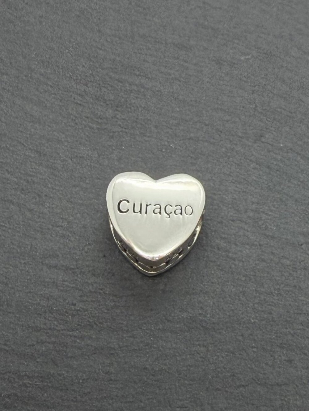 Pandora Curaçao Dushi Heart Charm Sterling Silver Jewelry